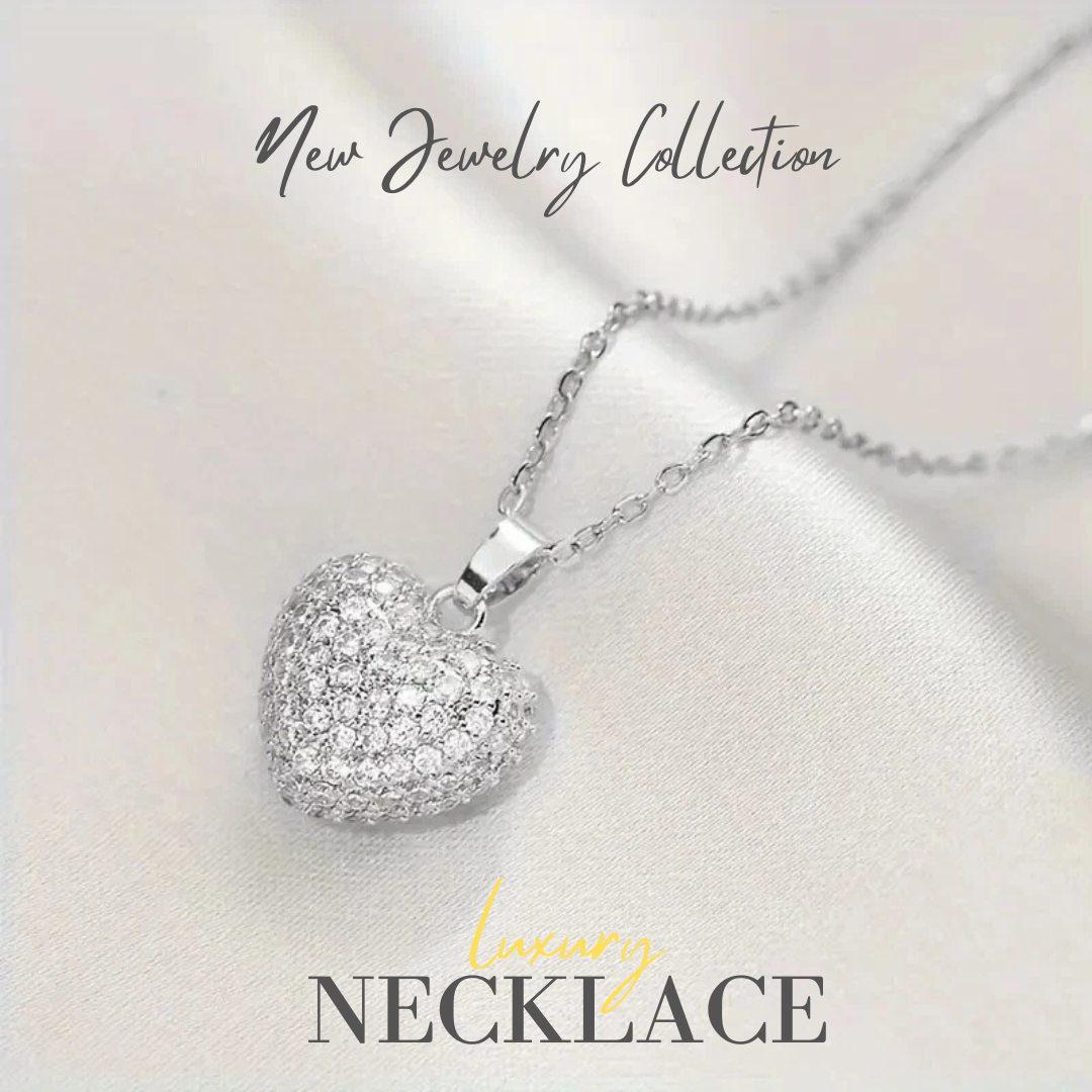Dainty Silver Heart Necklace